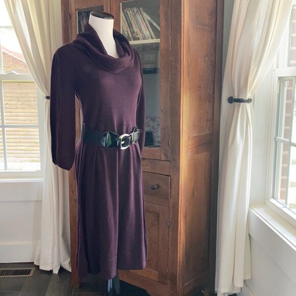 Alyx Dresses & Skirts - NWT ALYX Limited Eggplant Sweater Dress, Size S